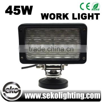 High quality auto spare parts IP67 10v 30v 45W DRL led work light for cars driving