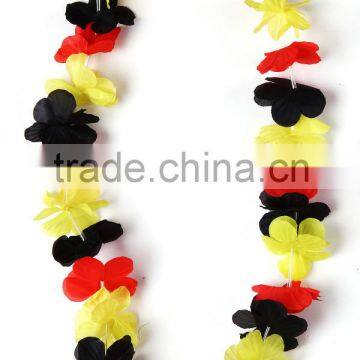 football fan flower leis