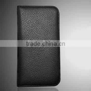 2016 Business leather PU custom logo men long wallet