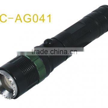 3.7v rechargeable power led flashlight running 18650 Li-ion