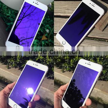 Factory anti blue light full size cover tempered glass screen protector for iphone 6 6 plus