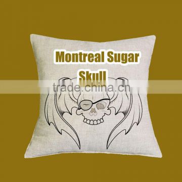 Montreal Sugar Skulls Pillowcase Cushion Covers 45*45cm/17.7*17.7'' 1 PCS/Lot