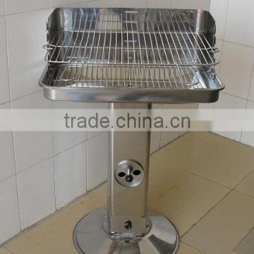 Stainless steel charcoal grill outdoor bbq grill pedestal bbq grill