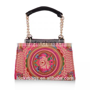 High quality cheaper bags canvas vintage embroidery handbag