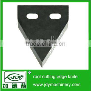 top grade black 65Mn garden tool parts of root cutting edge knife