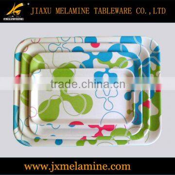 12".13'' ,15'' ,17'' melamine ware frosted tray