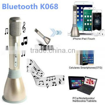 popular products in usa karaoke microphone player bluetooth handheld ktv wireless microphone k068
