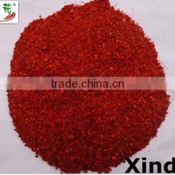 2015 hot sale China dried chilli crushed, 40-80mesh TOP American red chilli pepper crushed free sample