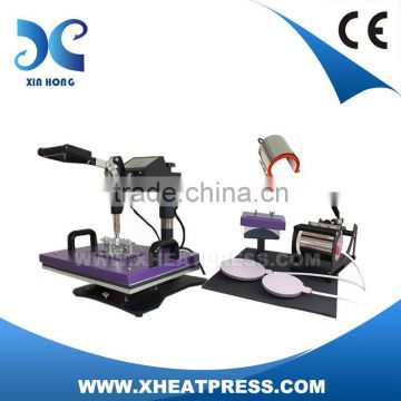 Digital Manual 6 in 1 Combo Heat Press Sublimation Machine Tshirt Hot Pressing Machine Sublimation Printing