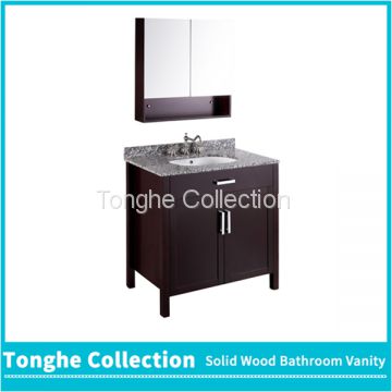 Tonghe Collection Chocolate Brown Bathroom Vanity