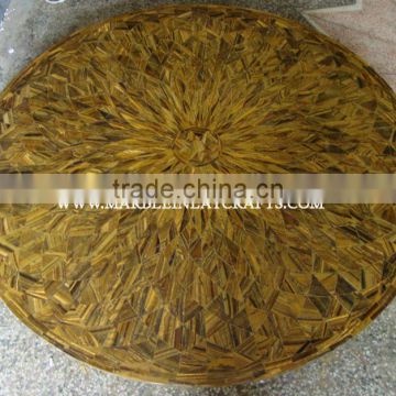 Golden Tiger Eye Dining Table Top