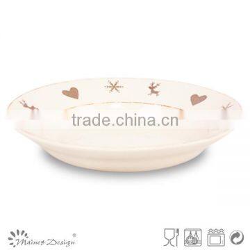 Hotselling Christmasb brown Ceramic Soup Bowls