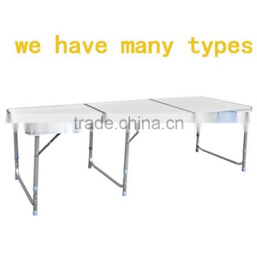 Portable MDF Aluminum Folding Table and Chair for outdoor use
