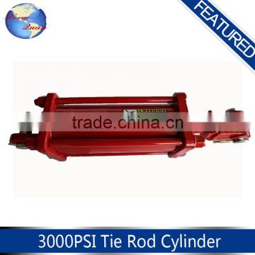 The red color hydraulic telescopic cylinder for sale