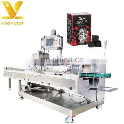 KV Automatic Hookah Charcoal /Anthracite carbon/Activated carbon Carton Box Packing packaging machine