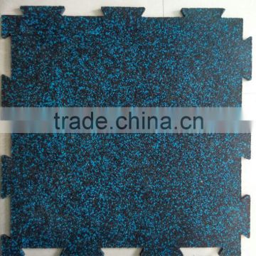 Sports rubber flooring mat with high density