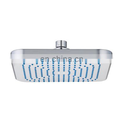 ABS Plastic Polishing Square stable water flow and high pressure Rainfall Shower Head