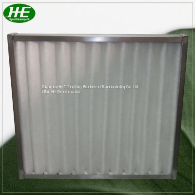 G4 Pre Panel Air Filter Primary Effective Aluminum Alloy Frame Metal Folded