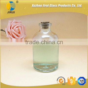 empty transparent aroma fragrance oil diffuser glass bottle
