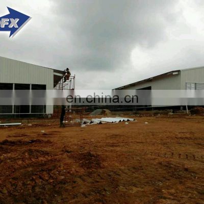 China prefabricated steel frame poultry farm sheds house with customized design drawing