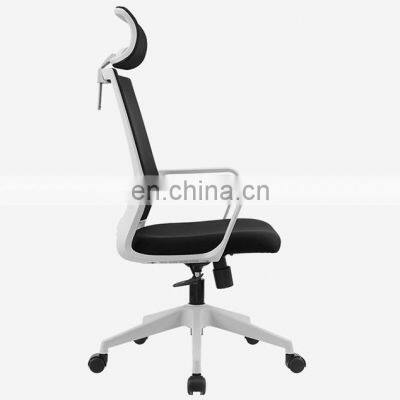 Comfortable Nordic Small MOQ Home Office Furniture Headrest Back mesh  Folding Swivel Lumbar Support Ergonomic Office Chair