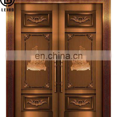 Classical Copper Security Steel Door for Villa Entrance Door