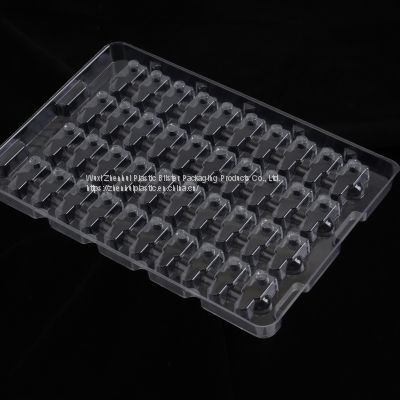 customized PET blister inner trays clear recycable blister insert packing stock plastic containers