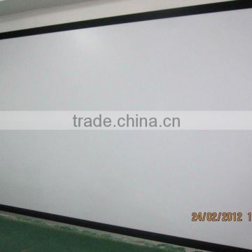 Fixed cinema screen with 3D silver screen fabric/fast fold screen/Electric Projection Screen/ Motorized Projector Screen