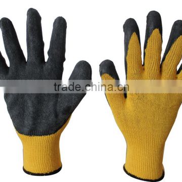 hot sale cotton gloves with latex coated