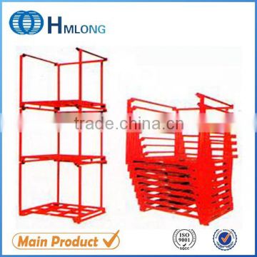 Heavy duty warehouse pallet stacking rack