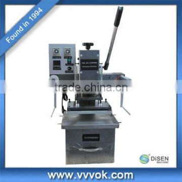Hot stamping and embossing machine