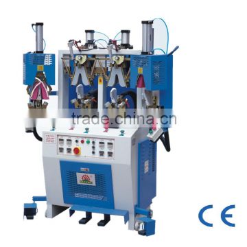 QF - 418 Shoe Two cold and hot Counter Moulding machine optimal shoe Making Machine