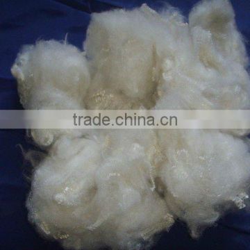6DX28MM Raw White Non-siliconized polyester staple fiber/6DX28MM raw white PSF