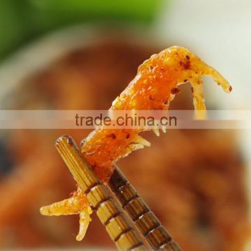 Vegetarian shrimp snack strip FMCG cheap price spicy hot-sale hot selling OEM packing