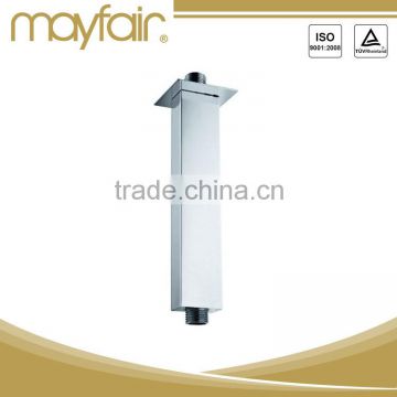 Polished stainless steel shower arm