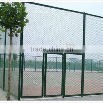 vinyl coated chain link fence for tennis court (factory)