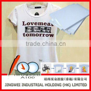 High quality heat transfer paper for light fabric