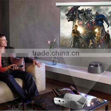 High resolutions full hd 3d led projector bulit in 4.0 bluetooth 1500 lumens