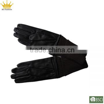 leather winter gloves black leather driving gloves tight long leather gloves
