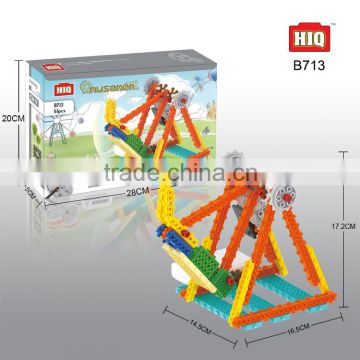 plastic electronic building block educational toy for primary school