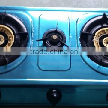 New design high quality table three gas burner ,gas stove B-003A kitchenware