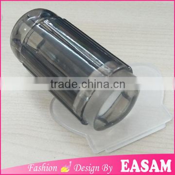 New arrival transparent black clear nail stamper with 2.8cm stamper head