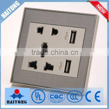 High quality 2 pin and 3 pin socket with wall switch waterproof wall switch