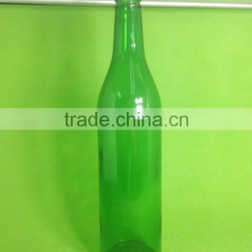 Argopackaging 750ml green color wine glass bottle
