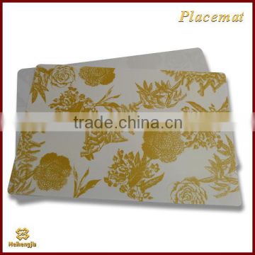 China gold supplier High quality yellow flower lunch place mat