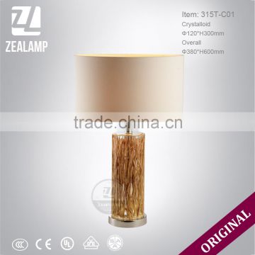 DIY Tree	Root Resin Luxury Unique Amber Table Lamps Modern Hotel Table Lamp