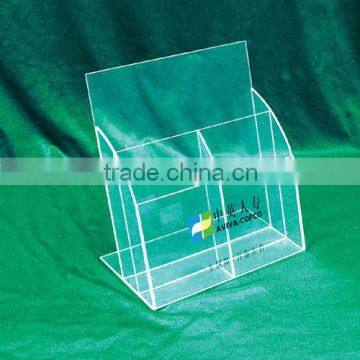 Acrylic literature display stands brochure holder