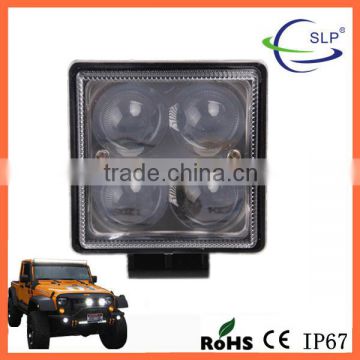 12v led work light,12w led Work light rectangular,3w*4pcs headlights for cars