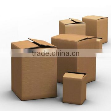 iron oxide red colour carton box for fragile merchandise