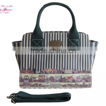 Fashion Ladies Handbag Importer Printed Tote Bag